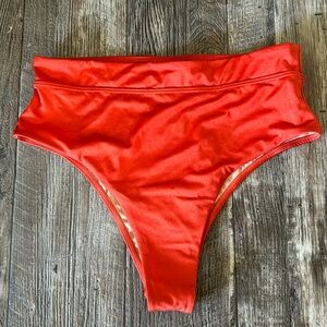 SWIMSUIT FOR ALL WOMEN BIKINI 👙 BOTTOM, BEAUTIFUL SHY ORANGE COLOR, SIZE 18